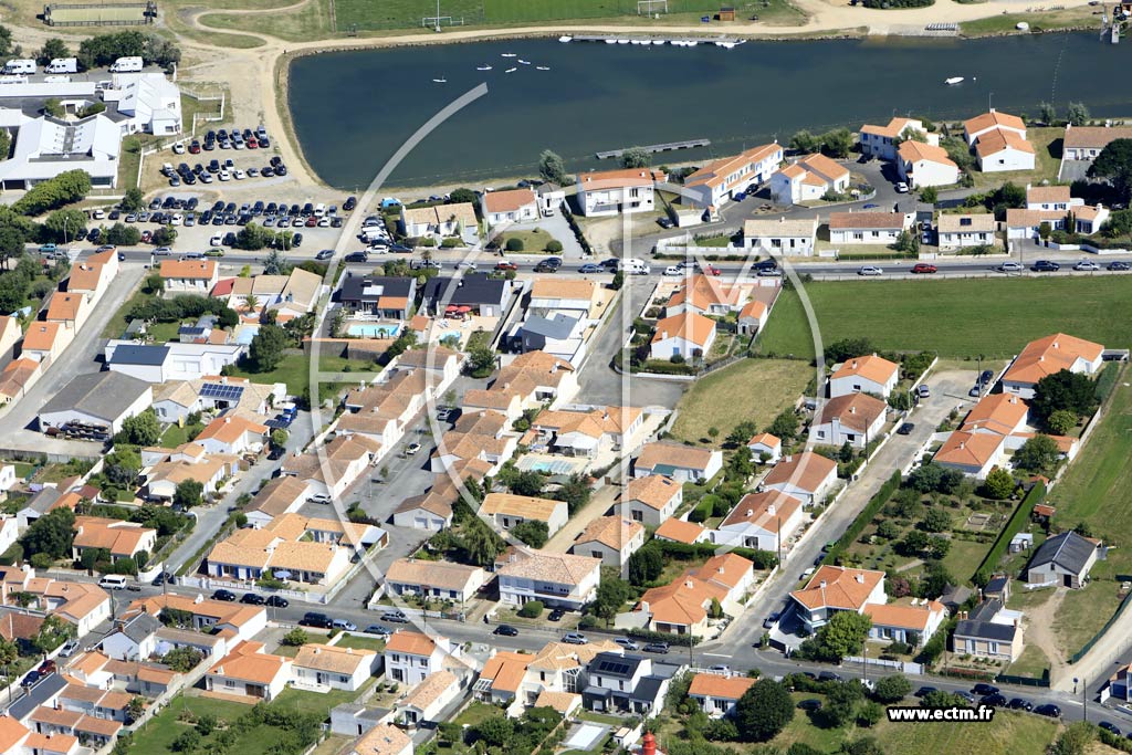 Photo arienne de Saint-Gilles-Croix-de-Vie (Croix de Vie)