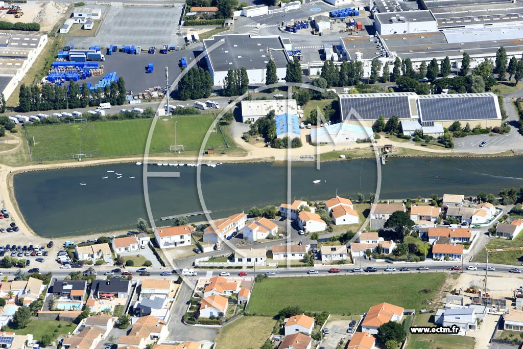 Photo arienne de Saint-Gilles-Croix-de-Vie (Croix de Vie)