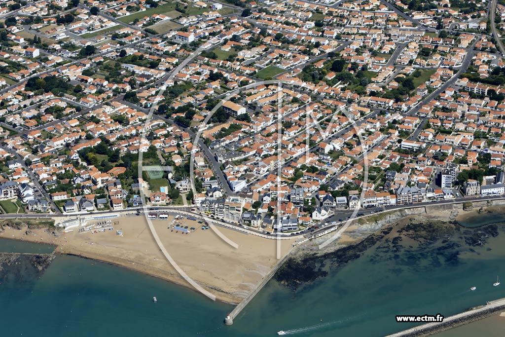 Photo arienne de Saint-Gilles-Croix-de-Vie (Croix de Vie)