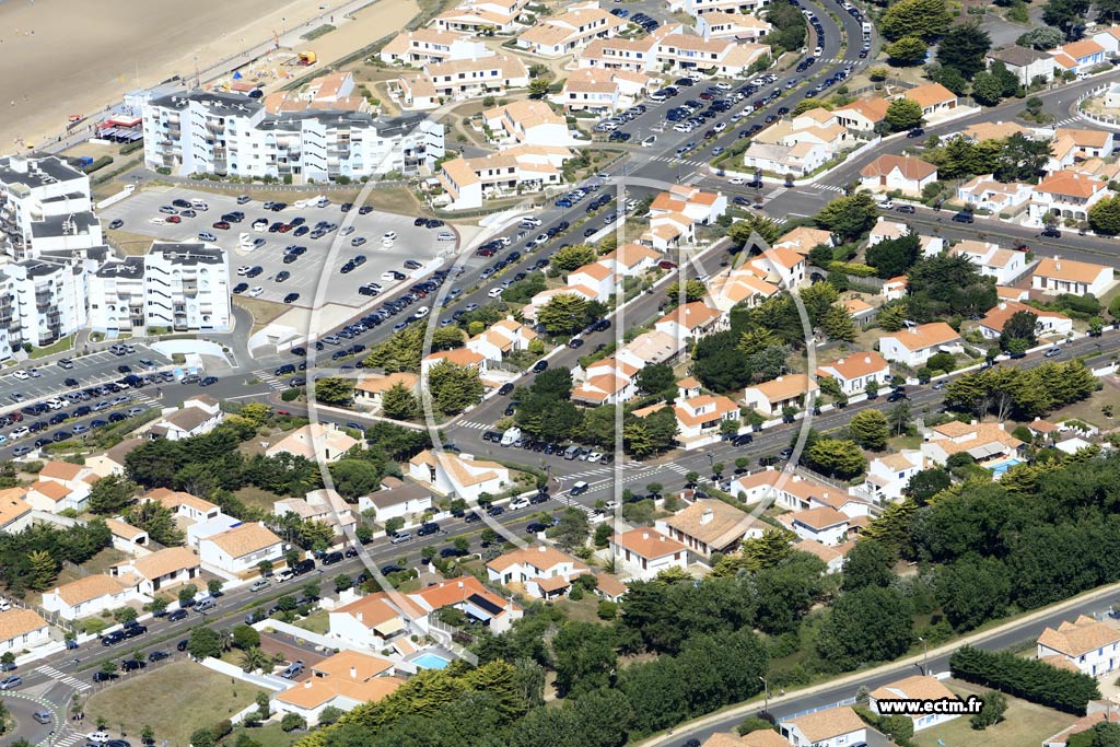 Photo arienne de Saint-Gilles-Croix-de-Vie (Grand Plage)