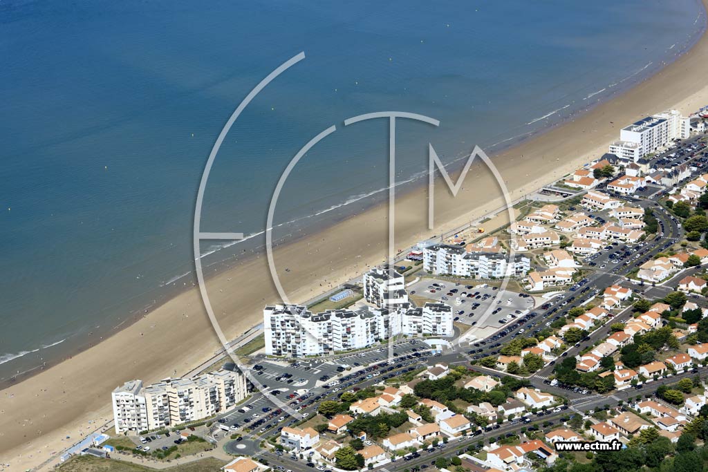 Photo arienne de Saint-Gilles-Croix-de-Vie (Grand Plage)