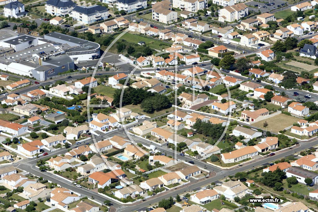 Photo arienne de Saint-Gilles-Croix-de-Vie (la Barre)