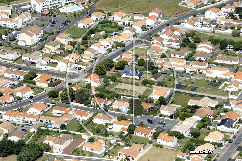 Photo arienne de Saint-Gilles-Croix-de-Vie (la Barre)