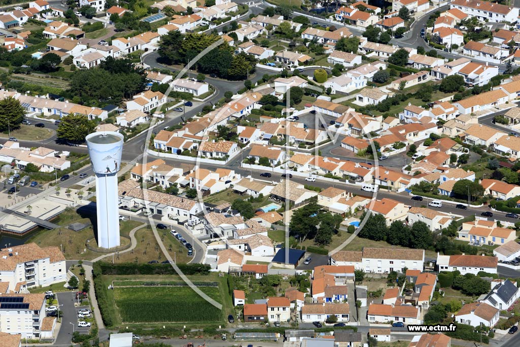 Photo arienne de Saint-Gilles-Croix-de-Vie (la Barre)