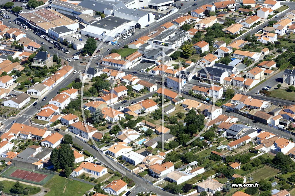 Photo arienne de Saint-Gilles-Croix-de-Vie (la Drie)
