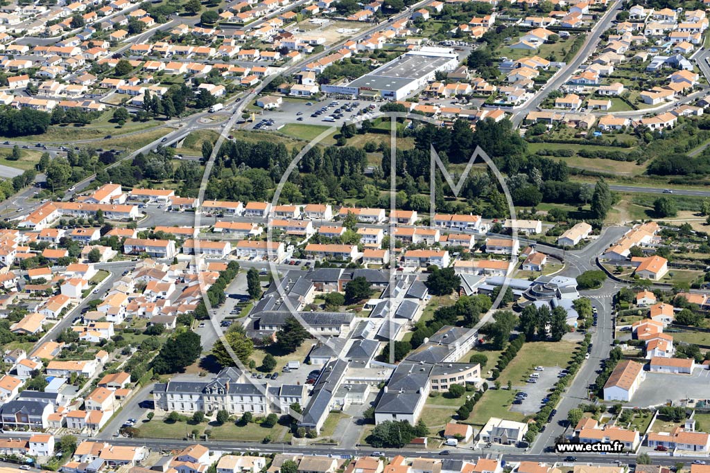 Photo arienne de Saint-Gilles-Croix-de-Vie (la Drie)