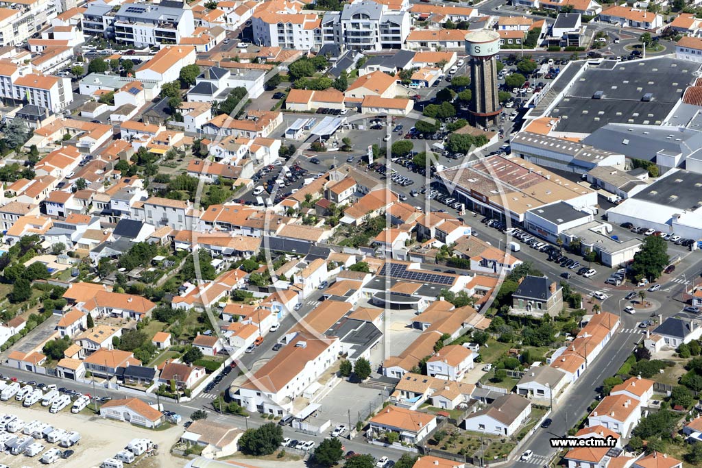 Photo arienne de Saint-Gilles-Croix-de-Vie (Saint-Gilles)