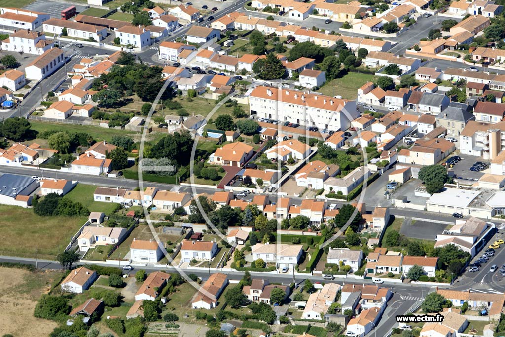 Photo arienne de Saint-Hilaire-de-Riez (Centre)
