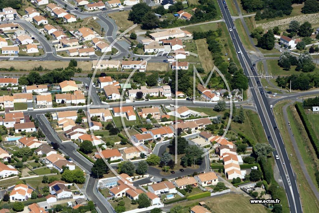Photo arienne de Saint-Hilaire-de-Riez (Centre)