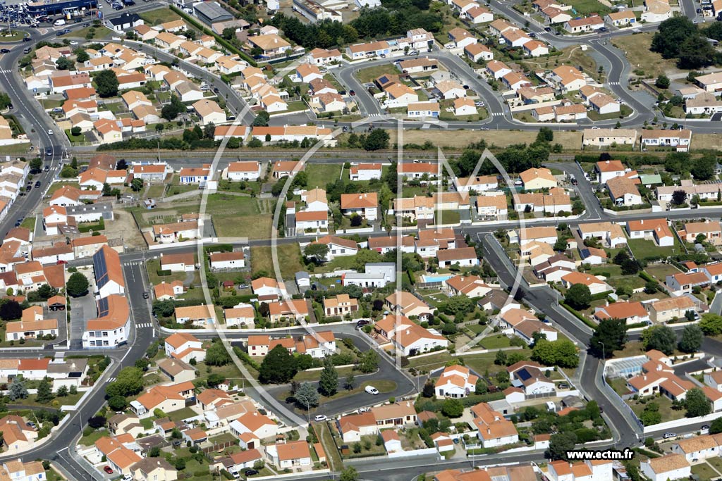 Photo arienne de Saint-Hilaire-de-Riez (Centre)