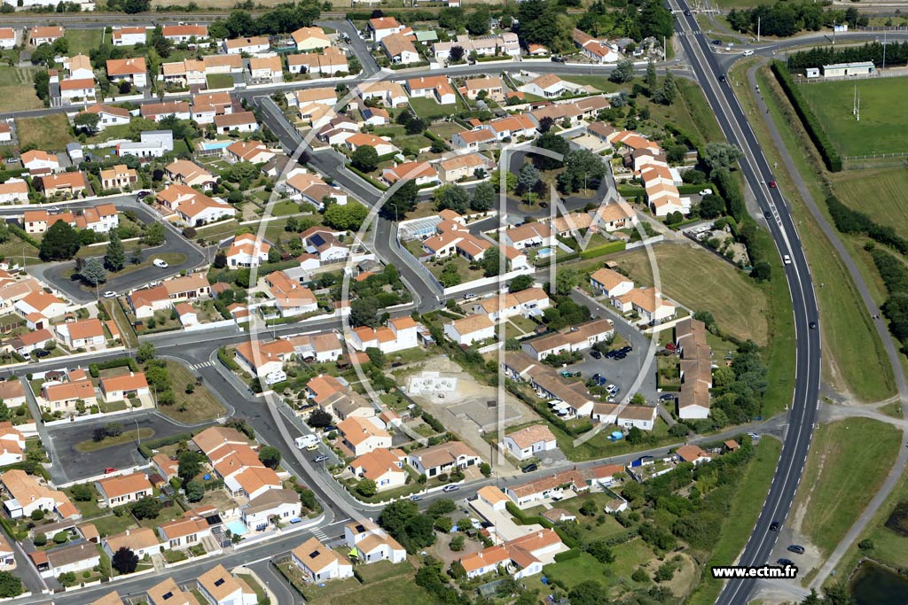 Photo arienne de Saint-Hilaire-de-Riez (Centre)