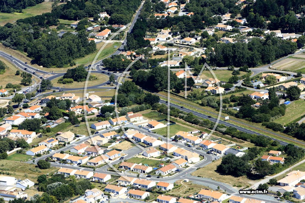 Photo arienne de Saint-Hilaire-de-Riez (Centre)