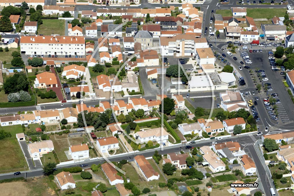 Photo arienne de Saint-Hilaire-de-Riez (Centre)