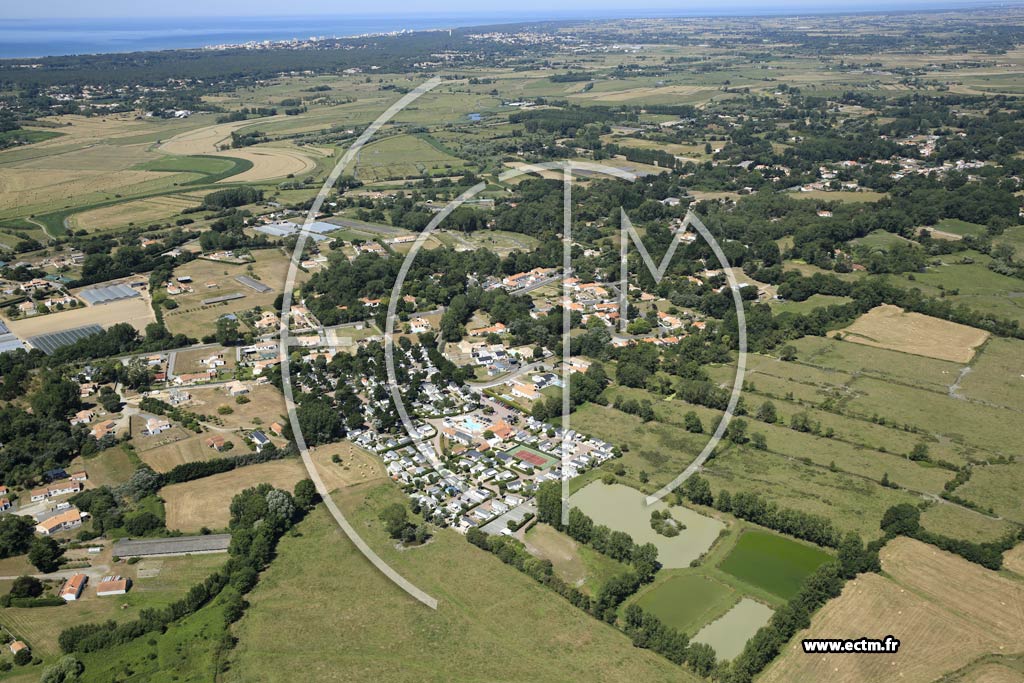Photo arienne de Saint-Hilaire-de-Riez (la Fradinire)