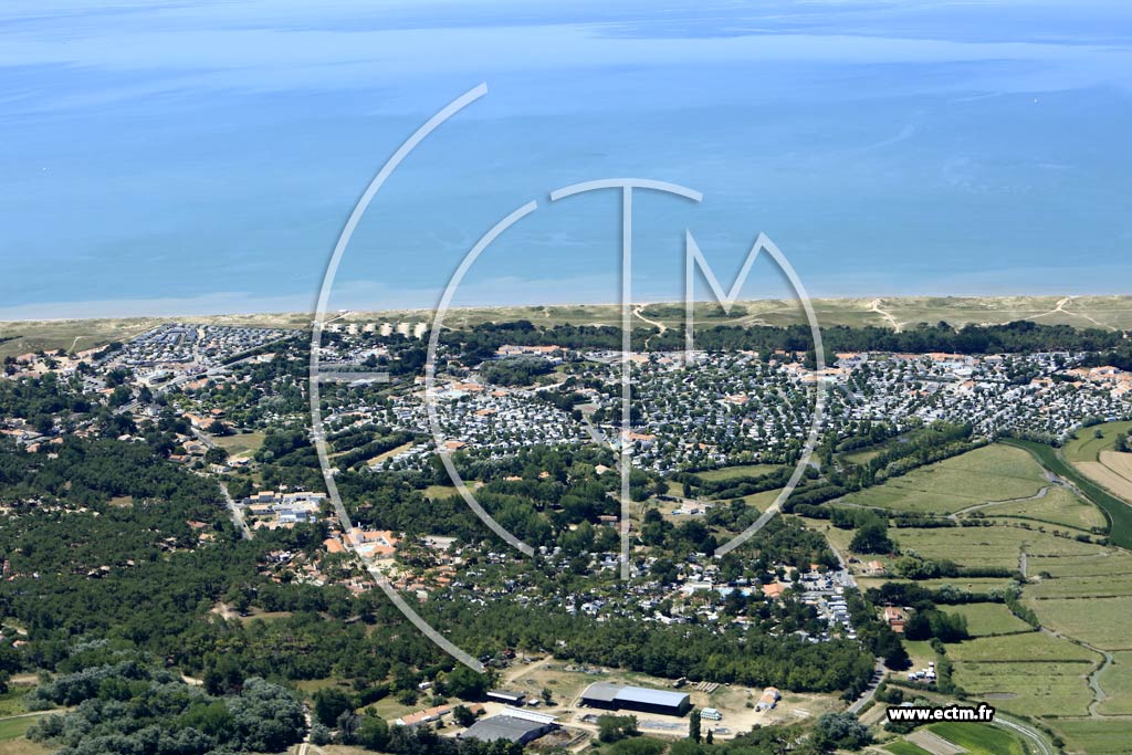 Photo arienne de Saint-Hilaire-de-Riez (la Grande Roselire)