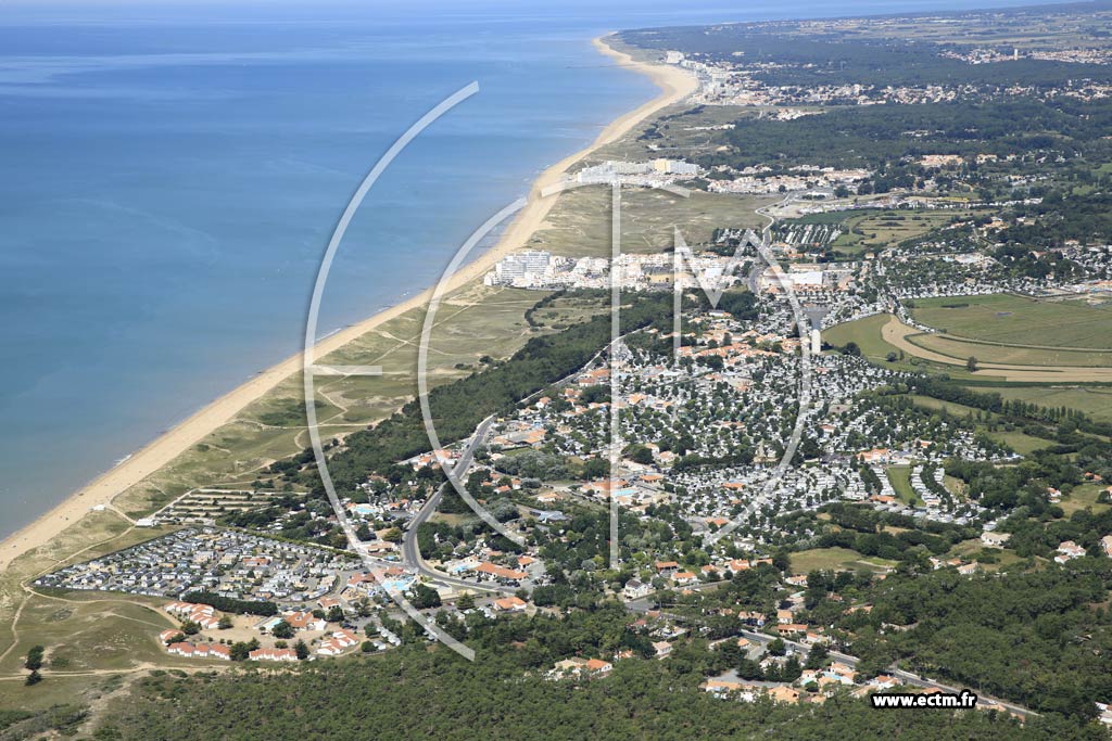 Photo arienne de Saint-Hilaire-de-Riez (la Pge)