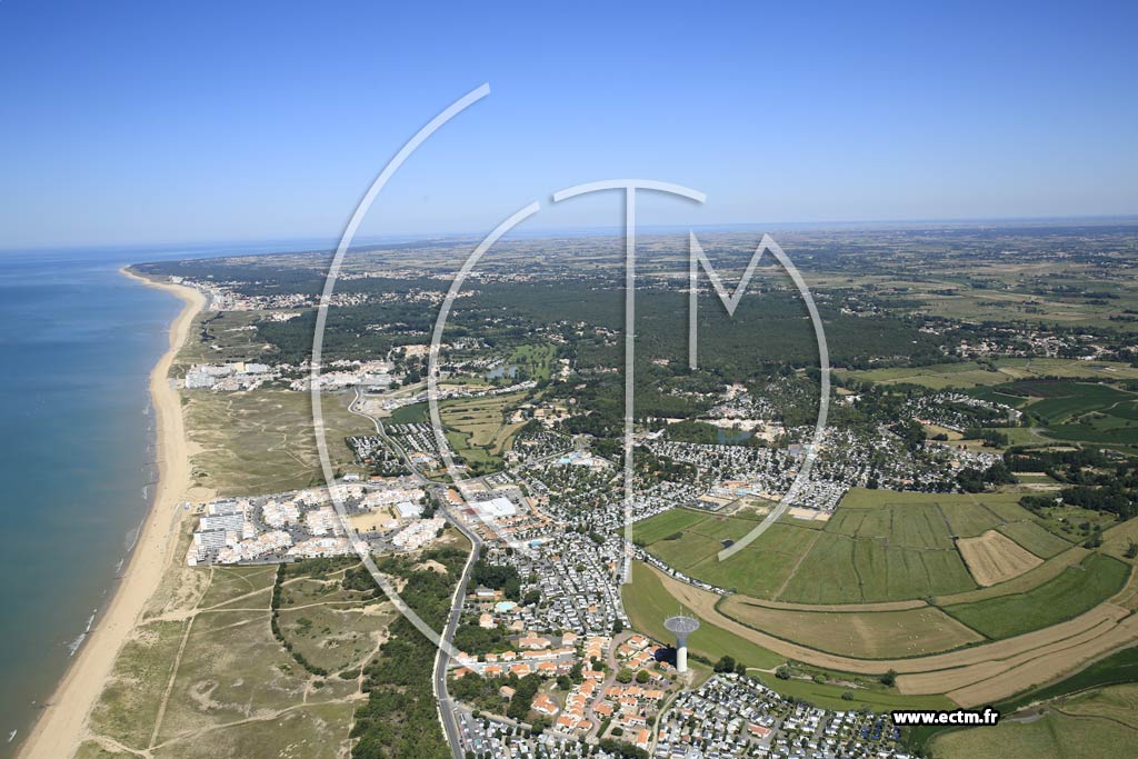 Photo arienne de Saint-Hilaire-de-Riez (la Pge)