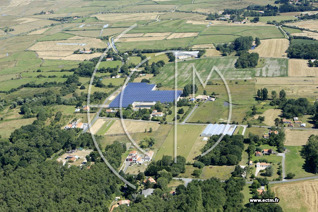 Photo arienne de Saint-Hilaire-de-Riez (la Requinire - la Poissonnette)