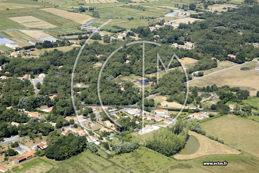 Photo arienne de Saint-Hilaire-de-Riez (le Bois Rortheau)