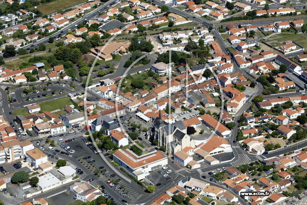 Photo arienne de Saint-Hilaire-de-Riez (le Bouteillon)