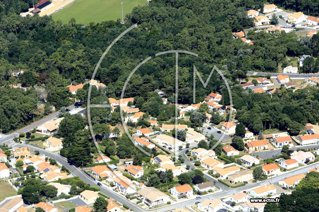 Photo arienne de Saint-Hilaire-de-Riez (le Poudroux)