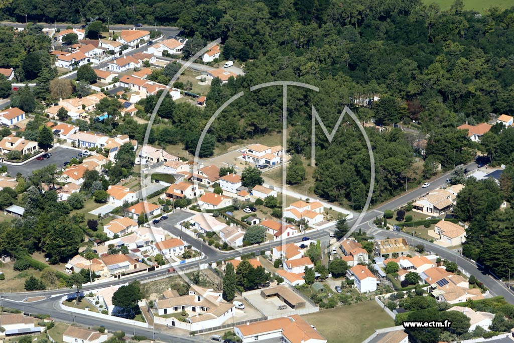 Photo arienne de Saint-Hilaire-de-Riez (le Poudroux)