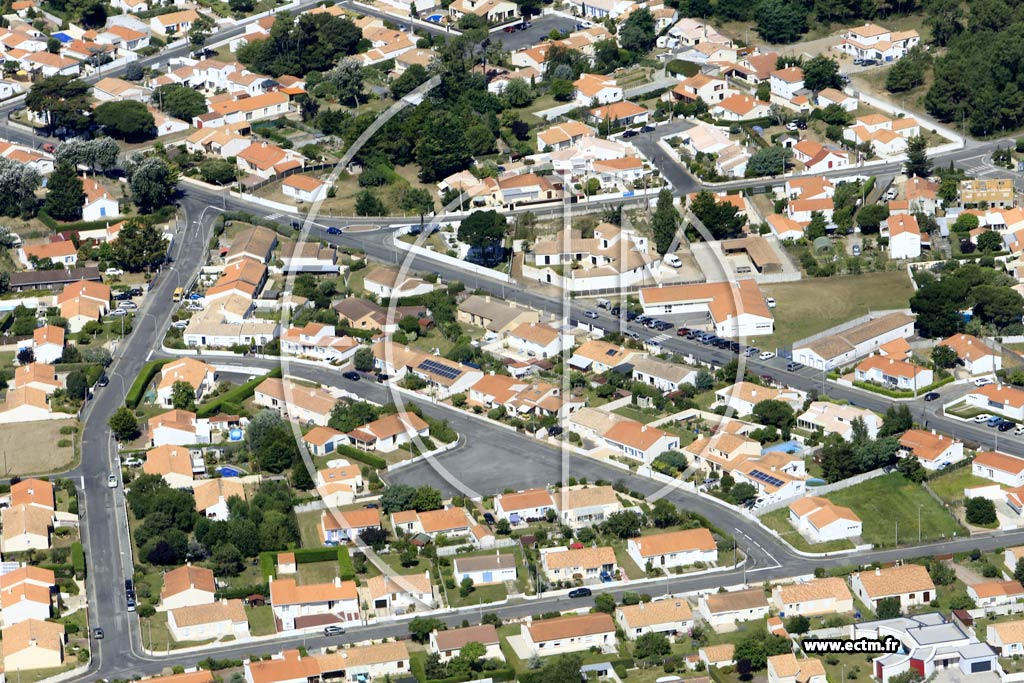 Photo arienne de Saint-Hilaire-de-Riez (le Tamarin)
