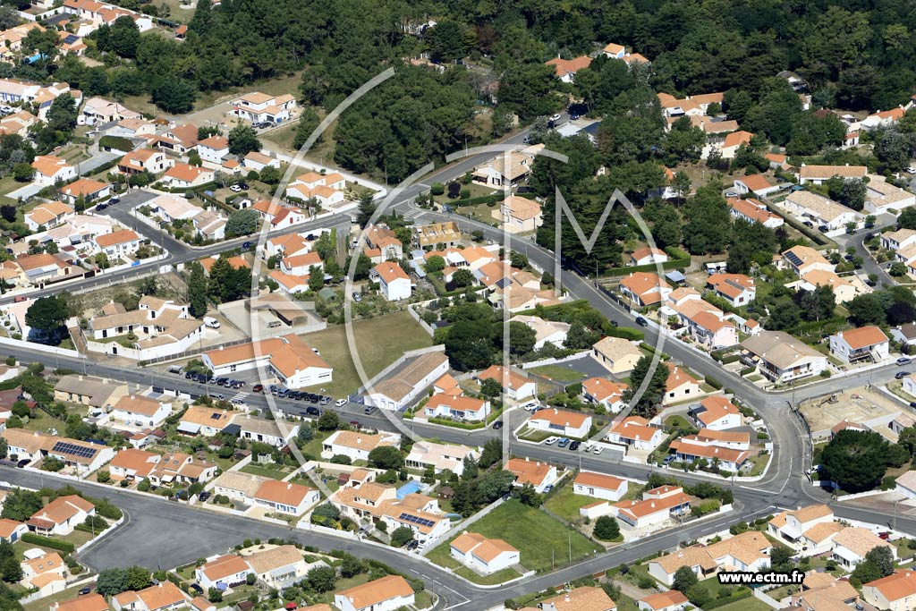 Photo arienne de Saint-Hilaire-de-Riez (le Tamarin)
