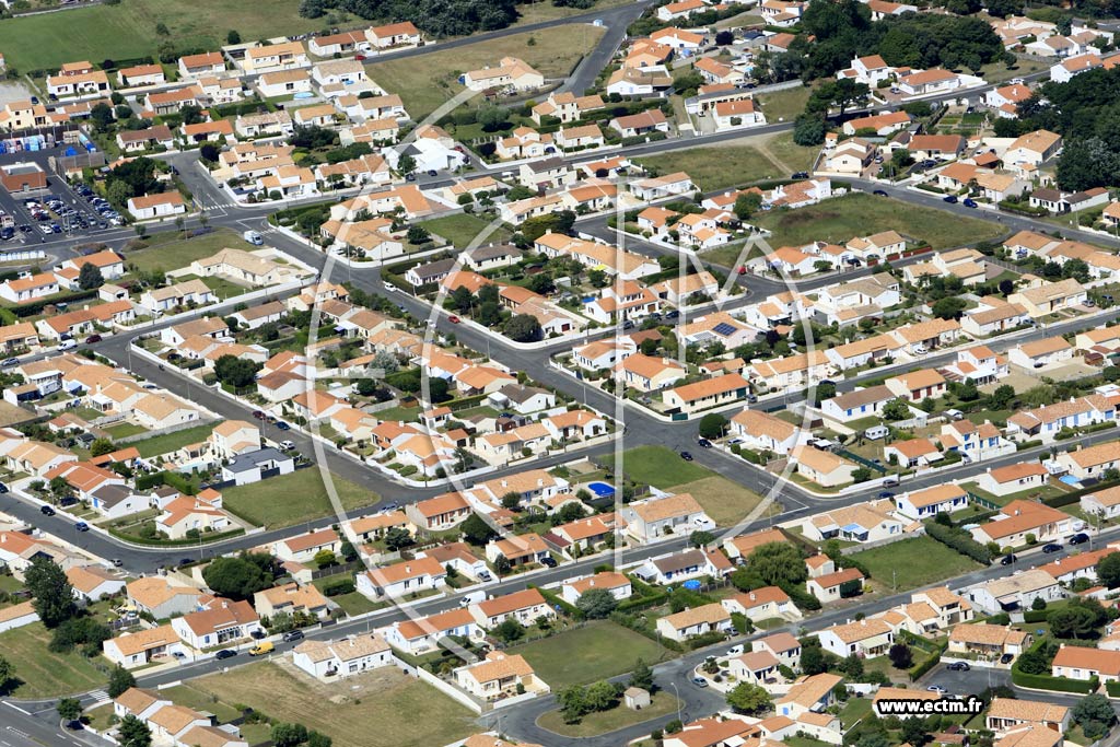 Photo arienne de Saint-Hilaire-de-Riez (le Tamarin)