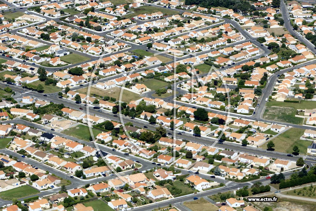 Photo arienne de Saint-Hilaire-de-Riez (le Tamarin)