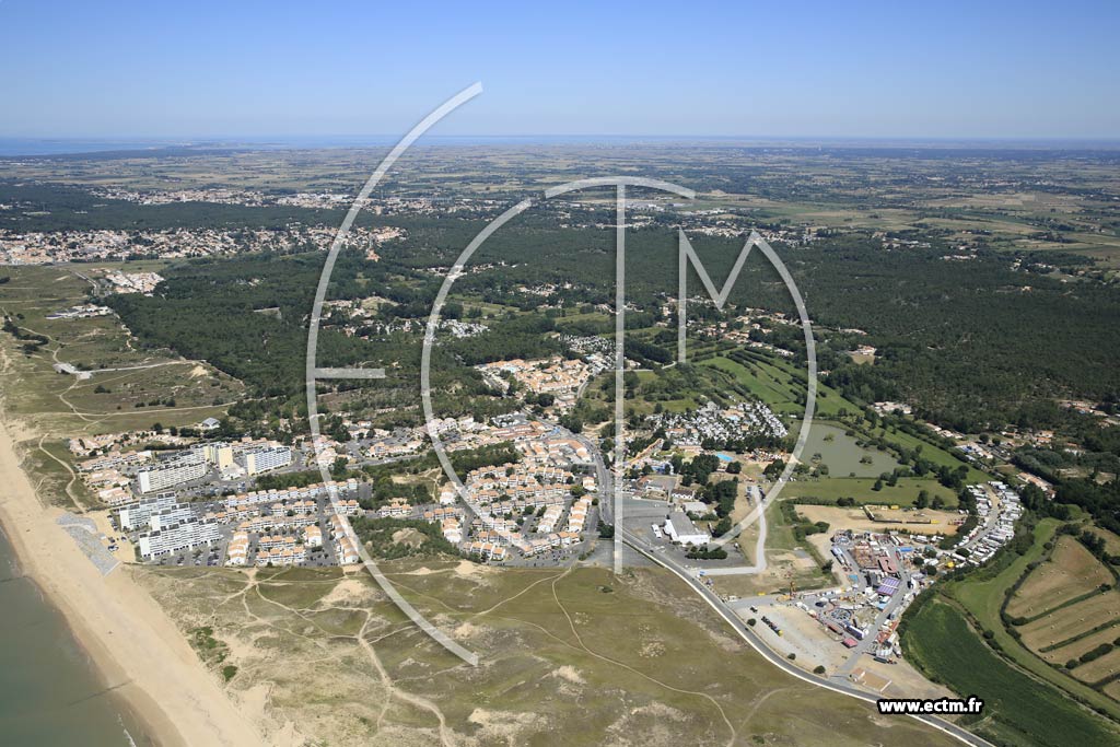 Photo arienne de Saint-Hilaire-de-Riez (les Becs)