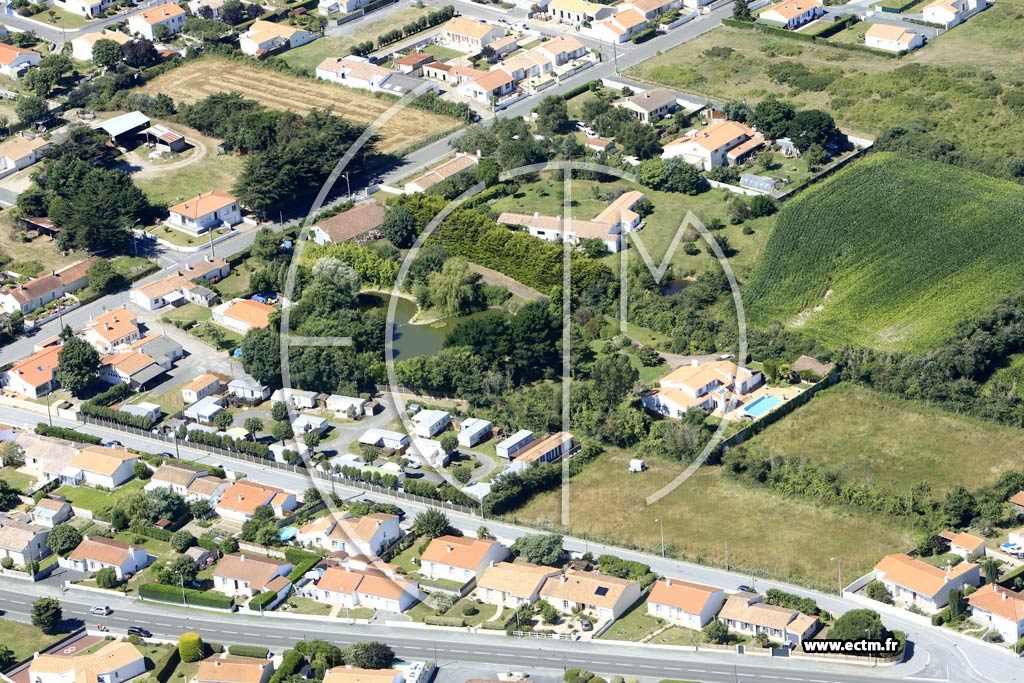 Photo arienne de Saint-Hilaire-de-Riez (les Poirires)
