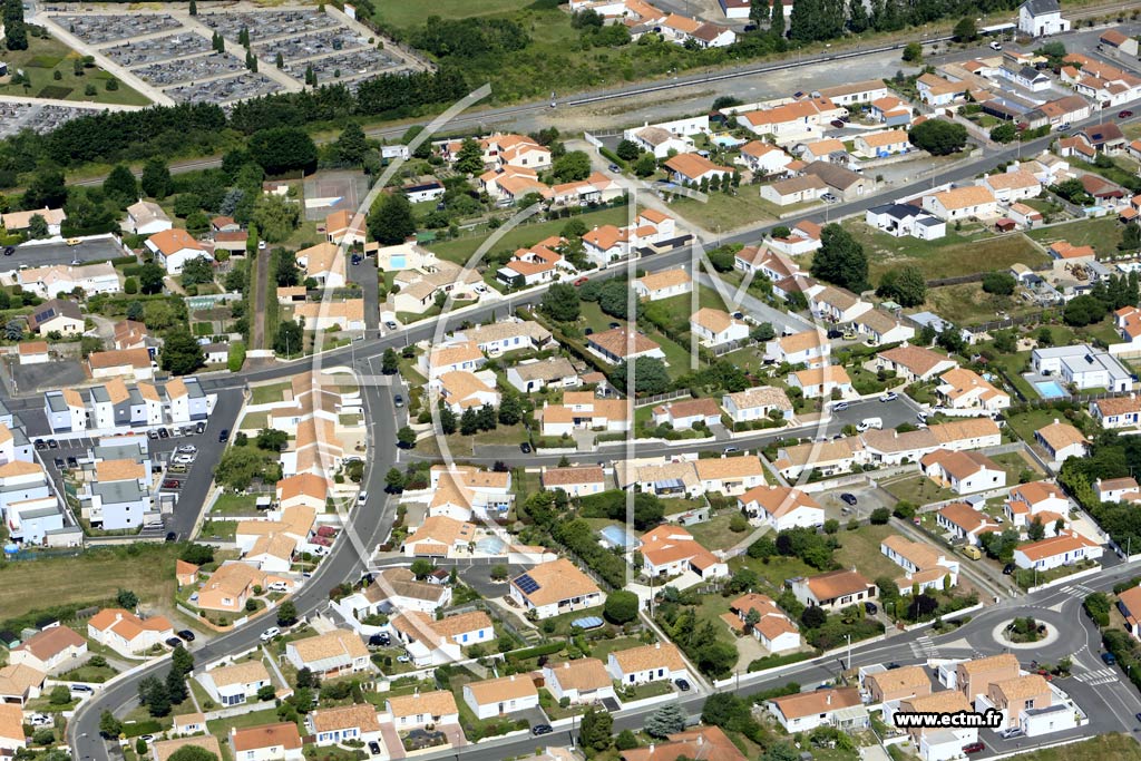 Photo arienne de Saint-Hilaire-de-Riez (Pr-Bacle)