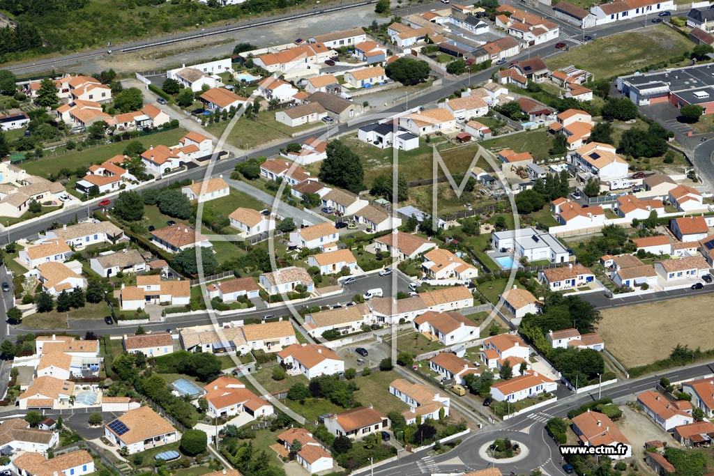 Photo arienne de Saint-Hilaire-de-Riez (Pr-Bacle)