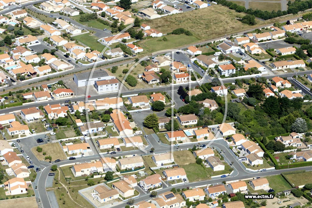 Photo arienne de Saint-Hilaire-de-Riez (Pr-Bacle)