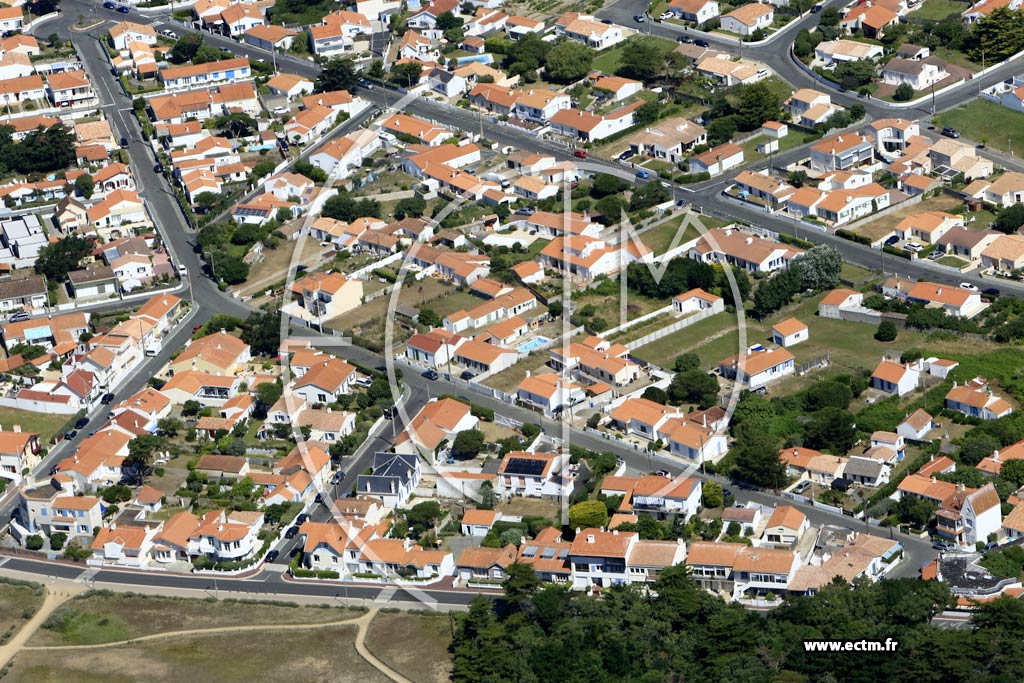 Photo arienne de Saint-Hilaire-de-Riez (Sud)