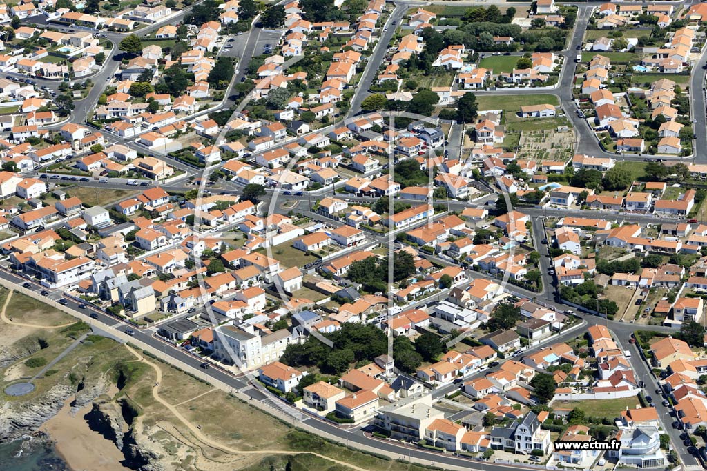 Photo arienne de Saint-Hilaire-de-Riez (Sud)
