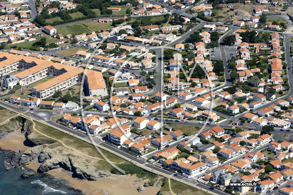 Photo arienne de Saint-Hilaire-de-Riez (Sud)