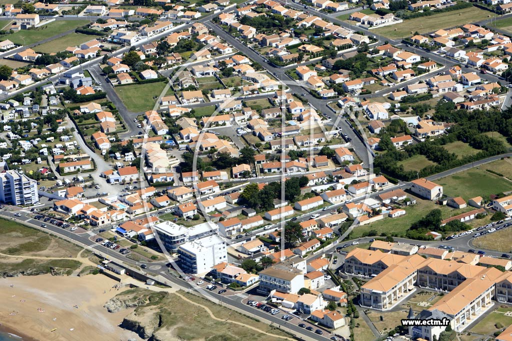 Photo arienne de Saint-Hilaire-de-Riez (Sud)