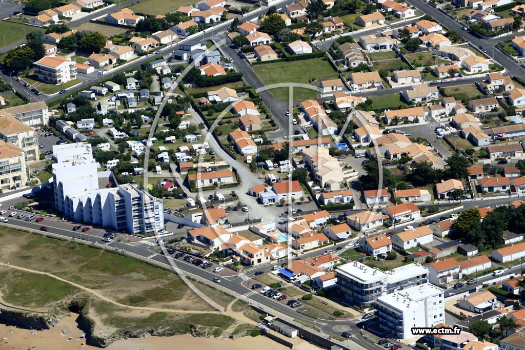 Photo arienne de Saint-Hilaire-de-Riez (Sud)