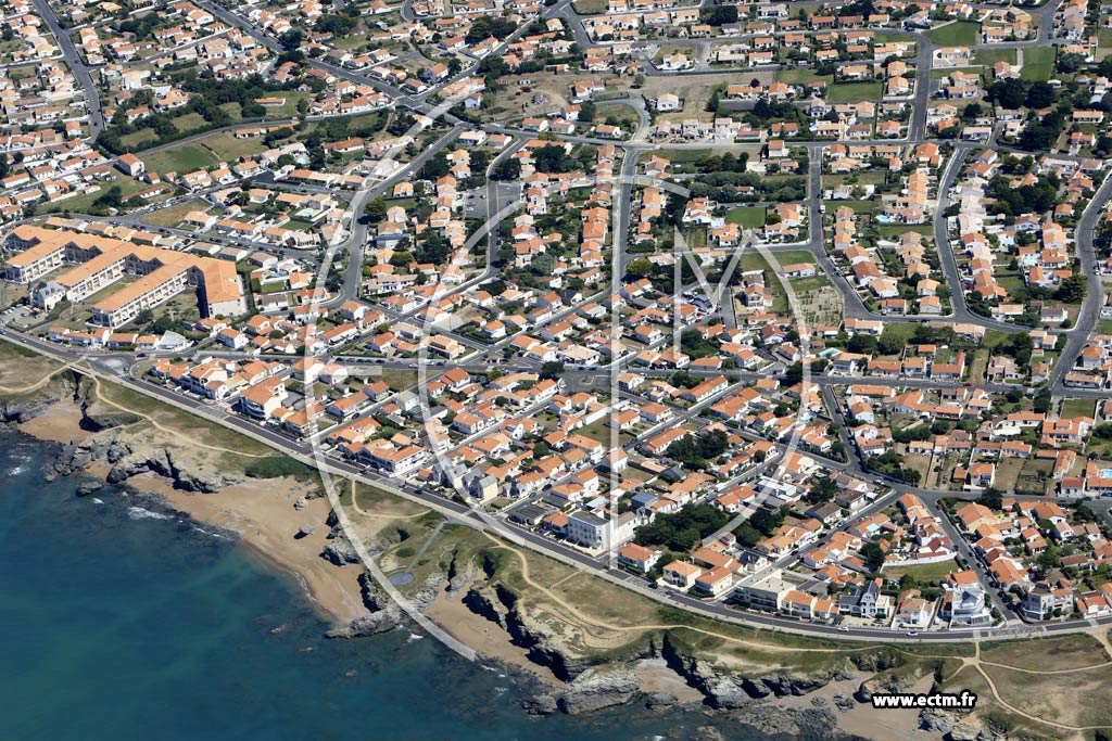 Photo arienne de Saint-Hilaire-de-Riez (Sud)