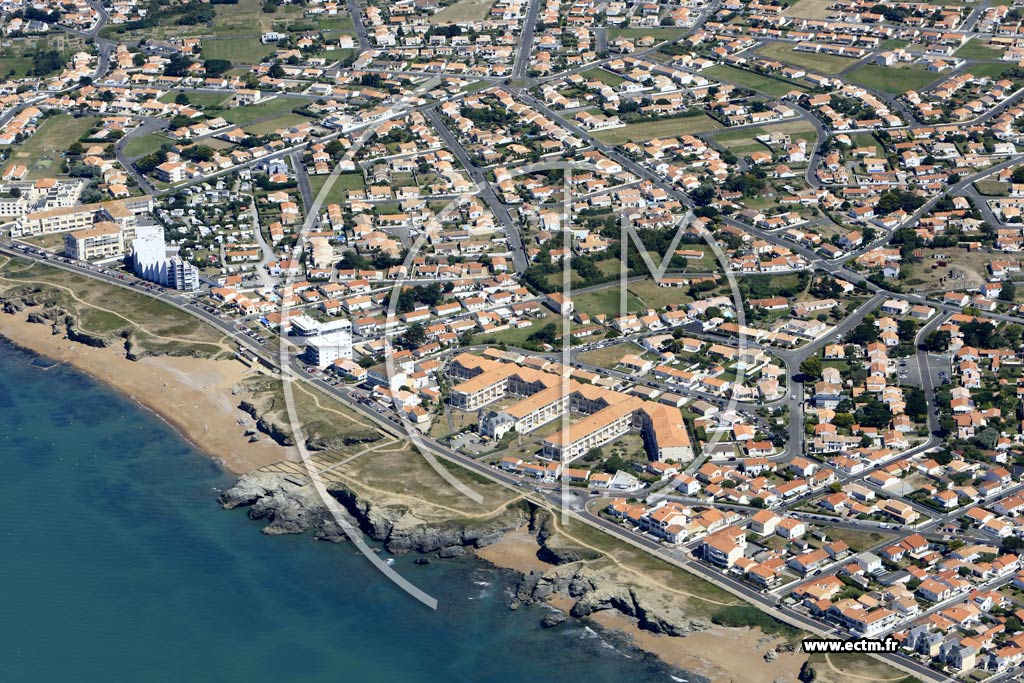 Photo arienne de Saint-Hilaire-de-Riez (Sud)
