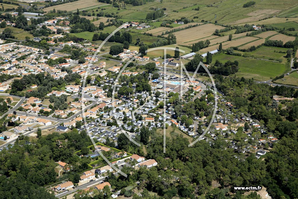 Photo arienne de Saint-Jean-de-Monts (Beaulieu)