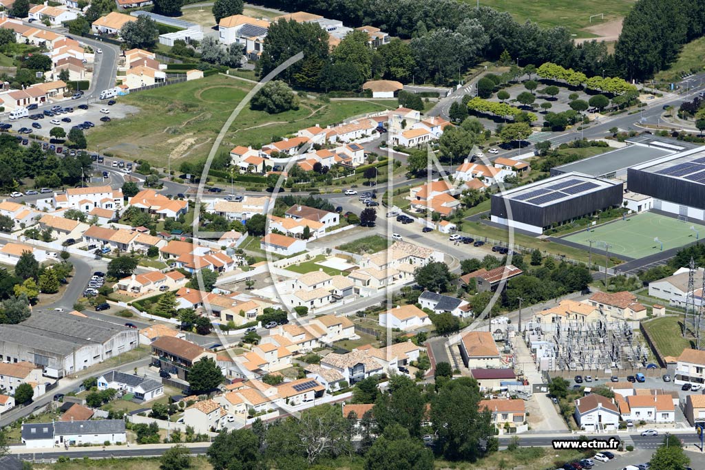 Photo arienne de Saint-Jean-de-Monts (Centre)