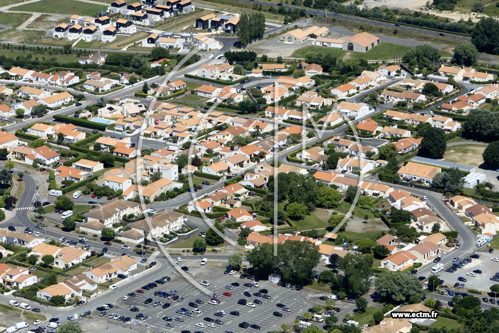 Photo arienne de Saint-Jean-de-Monts (Centre)
