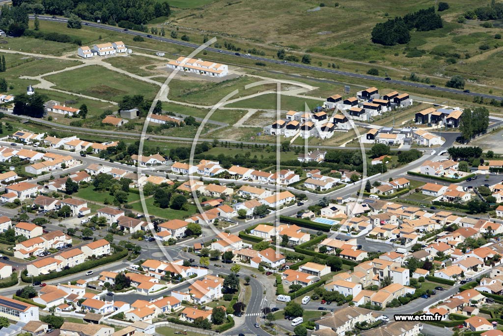 Photo arienne de Saint-Jean-de-Monts (Centre)