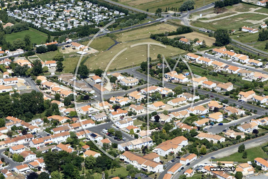 Photo arienne de Saint-Jean-de-Monts (Centre)