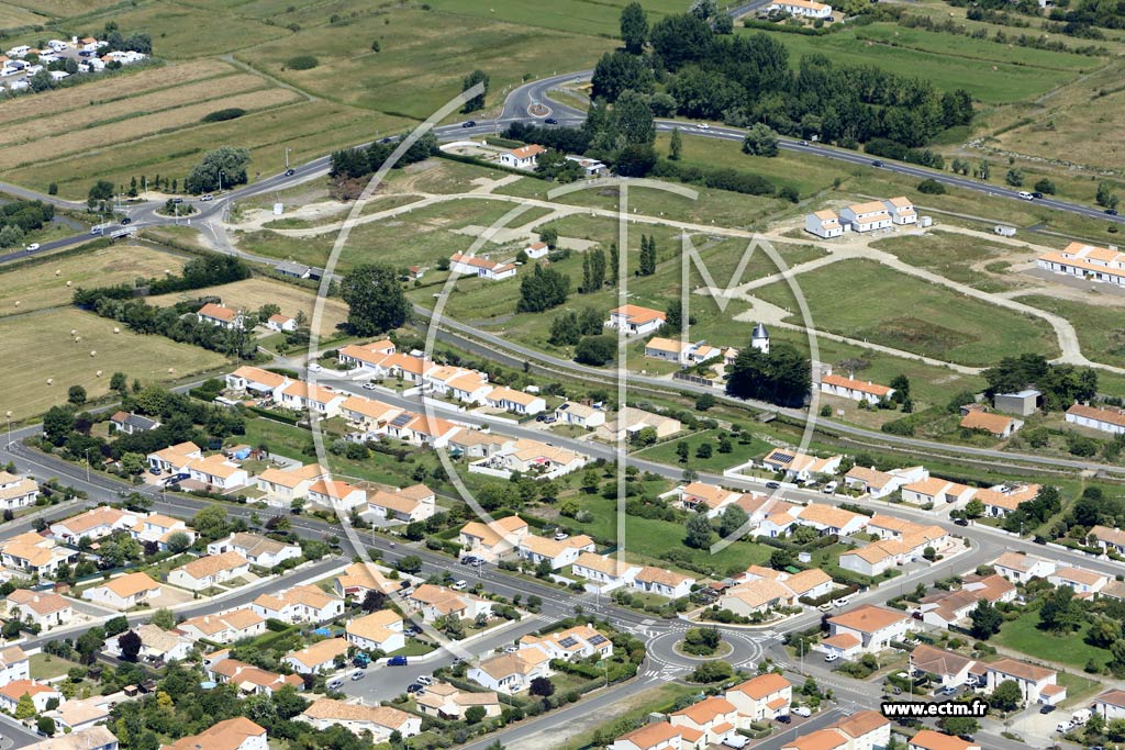 Photo arienne de Saint-Jean-de-Monts (Centre)