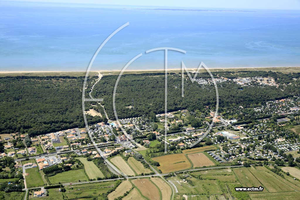 Photo arienne de Saint-Jean-de-Monts (Davire Plage - les Vignes)