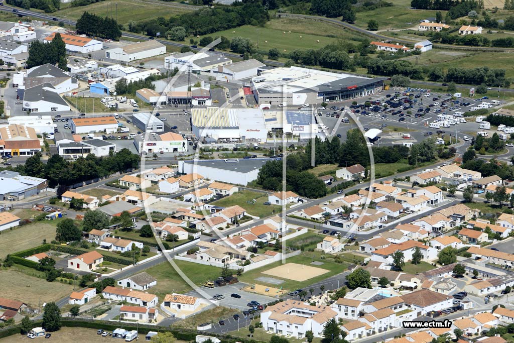 Photo arienne de Saint-Jean-de-Monts (Gatonneau)